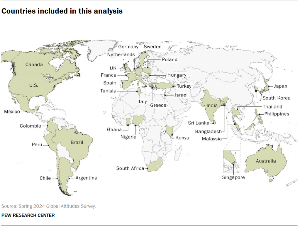 Countries included in this analysis